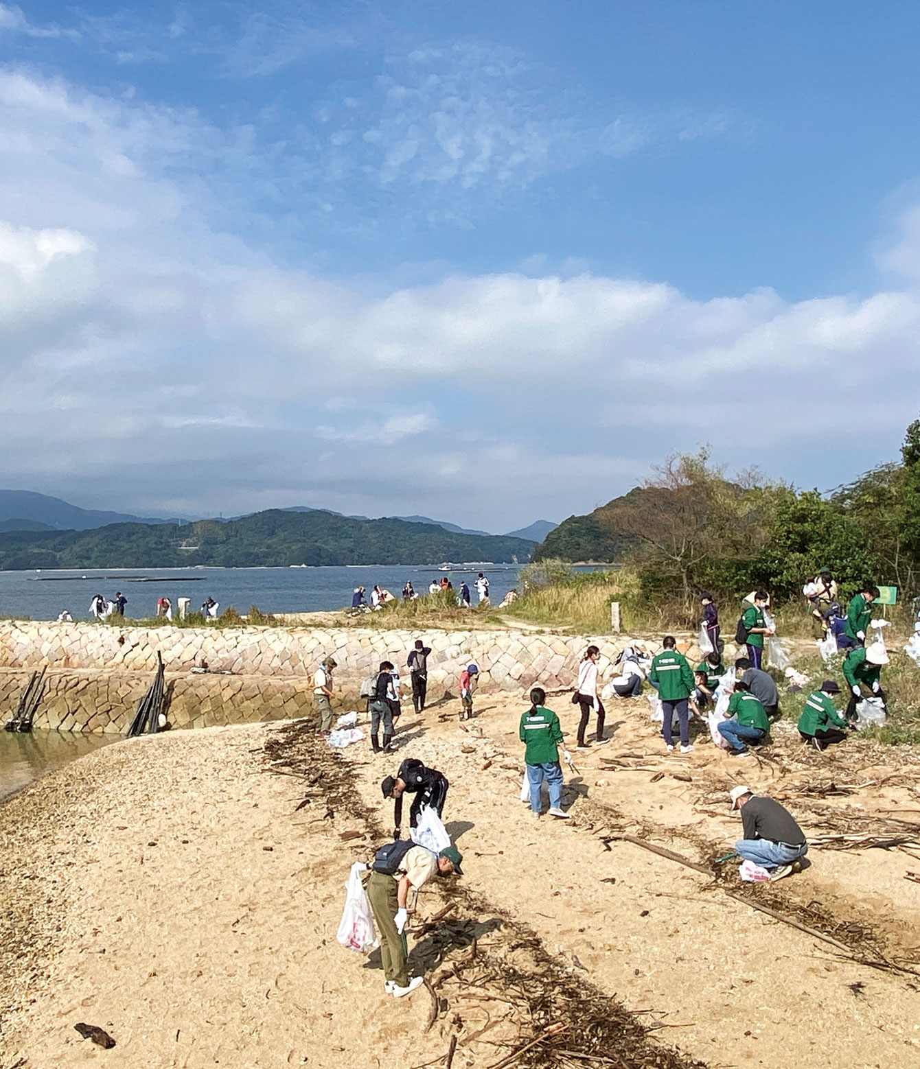 ゴミ拾いの風景