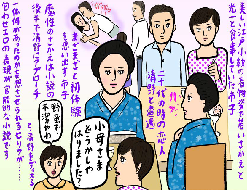 辛酸なめ子の着物のけはひ 女であること 川端康成 雑誌 七緒 Nanaoh 着物からはじまる暮らし の公式サイト プレジデント社